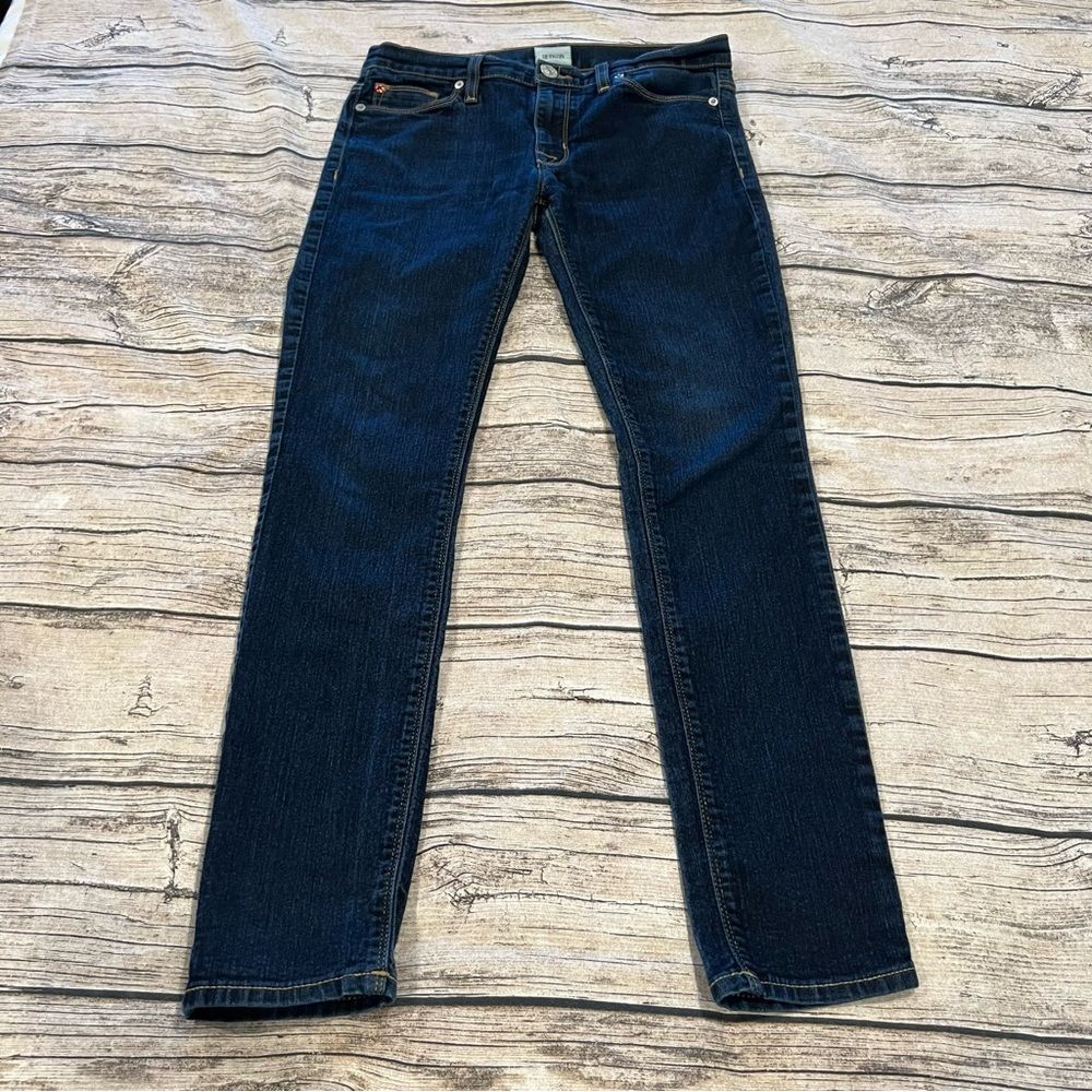 Hudson Jeans Nico Midrise Skinny Jeans, dark wash, size 27